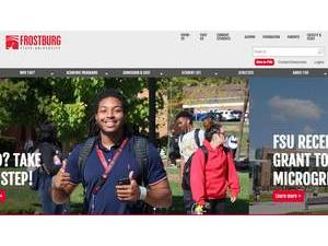 Frostburg State University's Website Screenshot