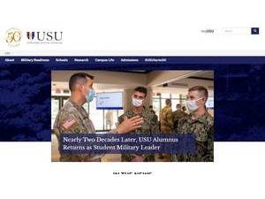 Uniformed Services University of the Health Sciences's Website Screenshot