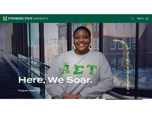 Fitchburg State University's Website Screenshot