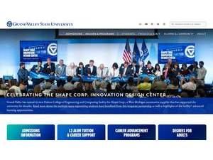 Grand Valley State University's Website Screenshot