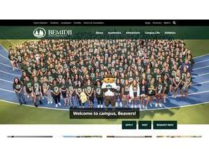 Bemidji State University's Website Screenshot