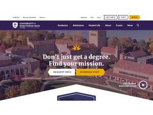 University of Northwestern - St. Paul's Website Screenshot