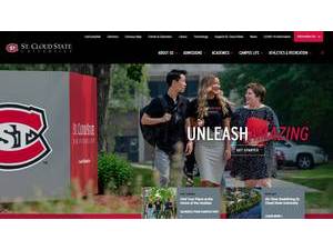St. Cloud State University's Website Screenshot