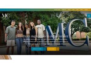 Mississippi College's Website Screenshot