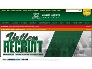 Mississippi Valley State University's Website Screenshot