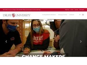 Drury University's Website Screenshot