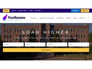 Fontbonne University's Website Screenshot