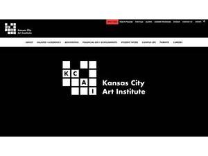Kansas City Art Institute's Website Screenshot