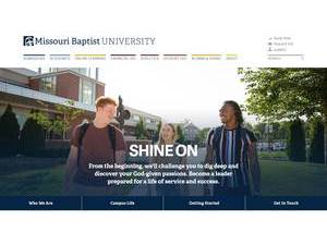Missouri Baptist University's Website Screenshot