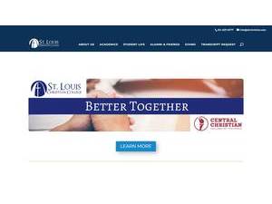 St. Louis Christian College's Website Screenshot