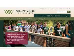 William Woods University's Website Screenshot