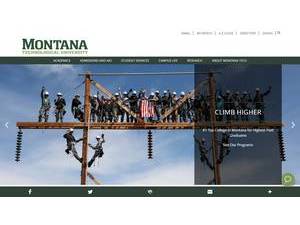 Montana Tech's Website Screenshot