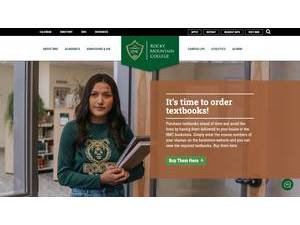 Rocky Mountain College's Website Screenshot