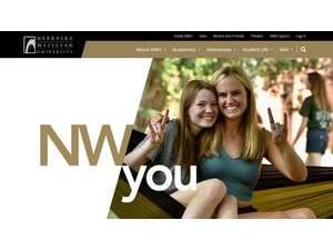 Nebraska Wesleyan University's Website Screenshot