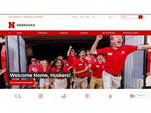University of Nebraska-Lincoln's Website Screenshot