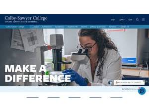 Colby-Sawyer College's Website Screenshot