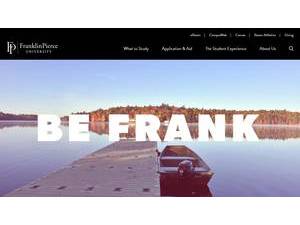 Franklin Pierce University's Website Screenshot