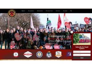 Thomas More College of Liberal Arts's Website Screenshot