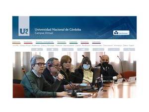 Universidad Nacional de Córdoba's Website Screenshot