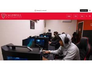Caldwell University's Website Screenshot