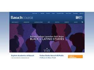Baruch College, CUNY's Website Screenshot