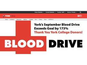 York College, City University of New York's Website Screenshot