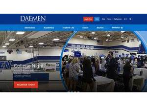 Daemen University's Website Screenshot