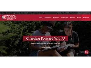 Dominican University New York's Website Screenshot