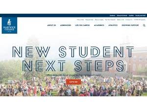 Hartwick College's Website Screenshot