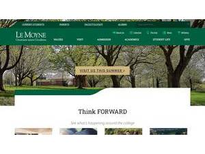 Le Moyne College's Website Screenshot