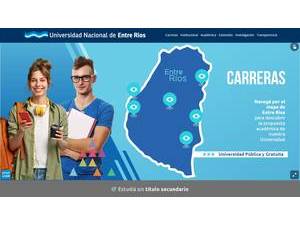 Universidad Nacional de Entre Ríos's Website Screenshot