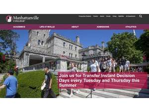 Manhattanville College's Website Screenshot