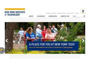 New York Institute of Technology's Website Screenshot