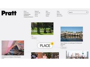 Pratt Institute's Website Screenshot