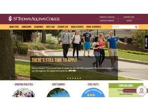 St. Thomas Aquinas College's Website Screenshot