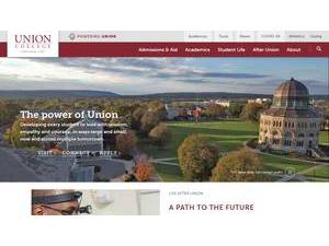 Union College's Website Screenshot