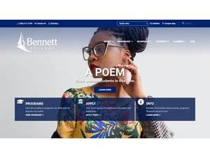 Bennett College's Website Screenshot