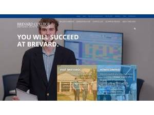 Brevard College's Website Screenshot