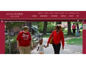 Guilford College's Website Screenshot