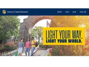 Johnson C. Smith University's Website Screenshot