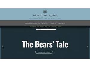 Livingstone College's Website Screenshot
