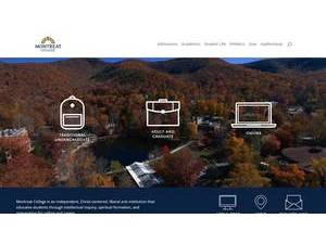 Montreat College's Website Screenshot