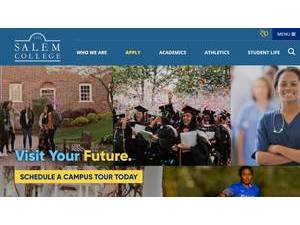 Salem College's Website Screenshot