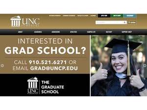 University of North Carolina at Pembroke's Website Screenshot
