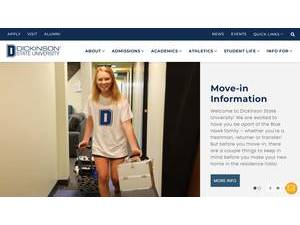 Dickinson State University's Website Screenshot