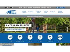 Mayville State University's Website Screenshot