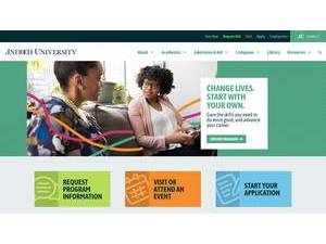 Antioch University's Website Screenshot