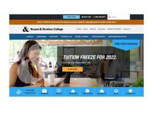Bryant and Stratton College's Website Screenshot