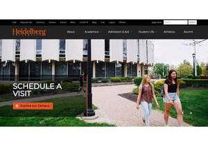 Heidelberg University's Website Screenshot