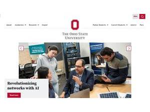 The Ohio State University's Website Screenshot